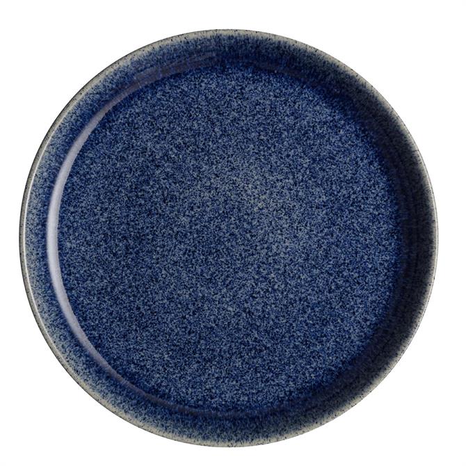 Denby Studio Blue Coupe Dinner Plate: Cobalt Blue
